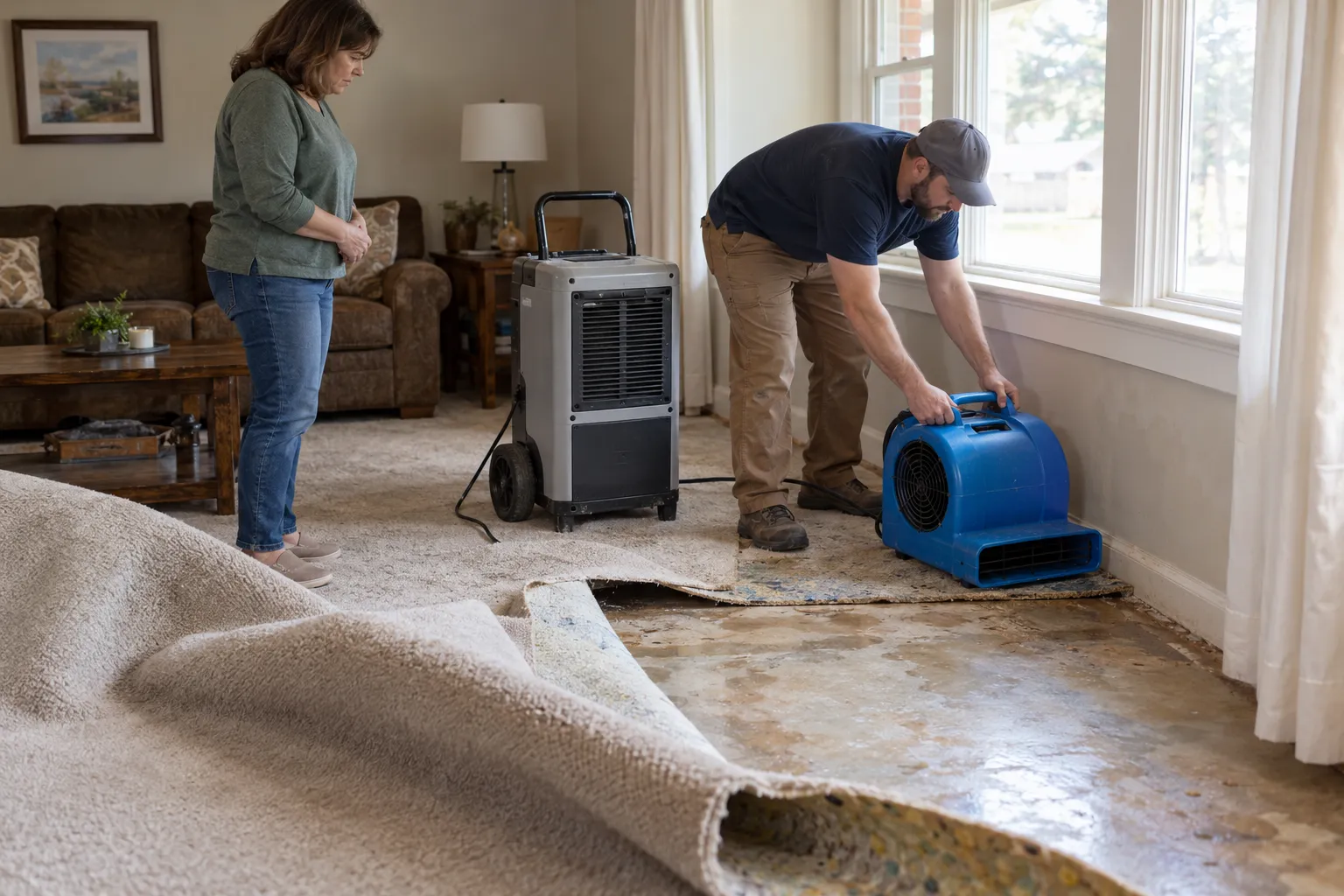 Water Extraction & Structural Drying in Oklahoma City, OK